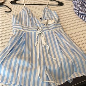 Fashion nova stripped romper